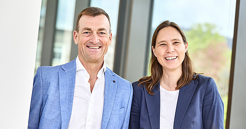 Dr. Martin Volz und Prof. Dr. Tina Histing (v.l.) laden zum VSOU 2025 ein © Intercongress