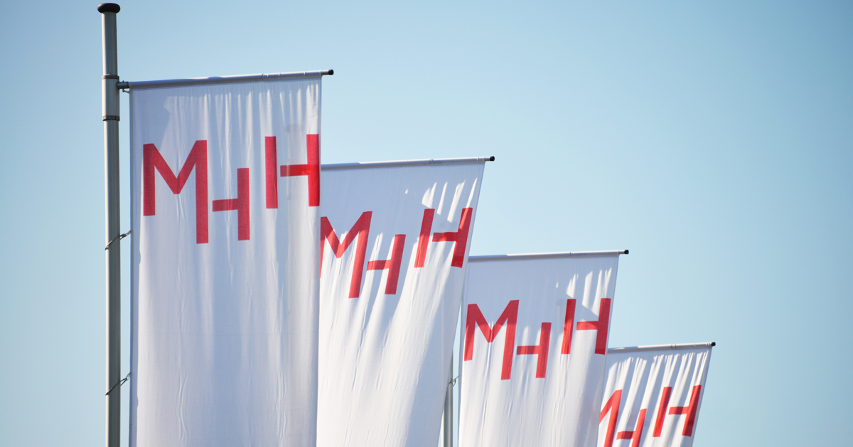 Fahnen der Medizinischen Hochschule Hannover