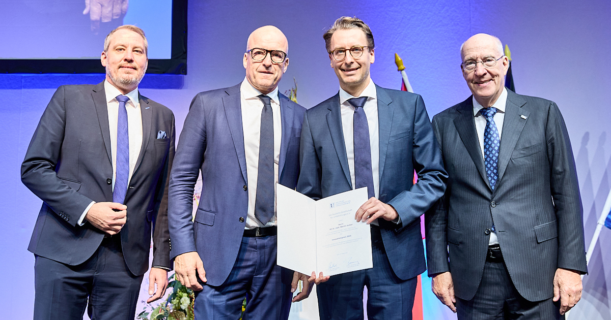 Verleihung des Innovationspreises 2023 der DGU